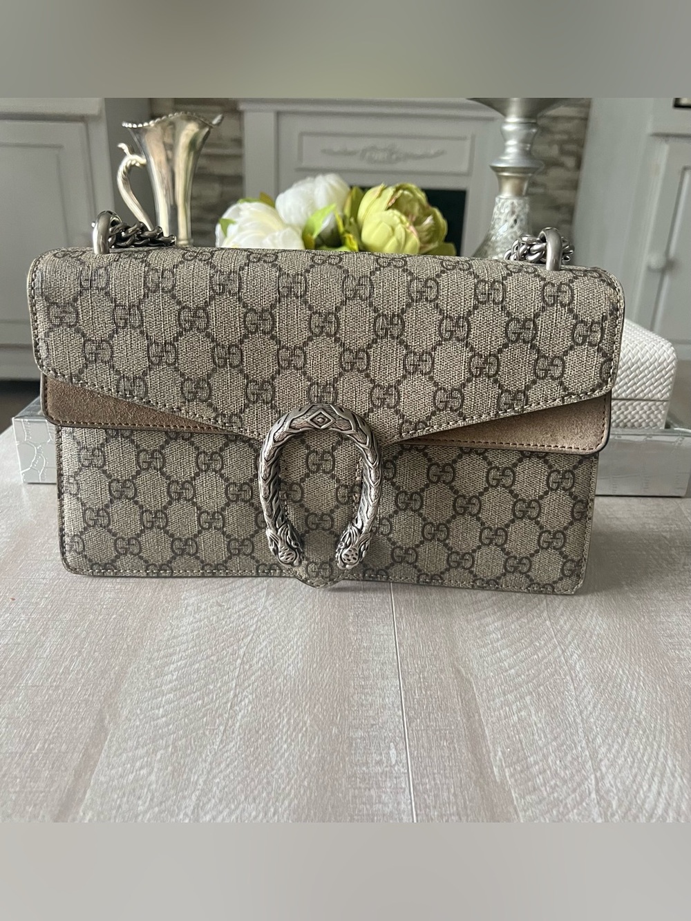 Gucci Beige/Tan Dionysus Shoulder Bag